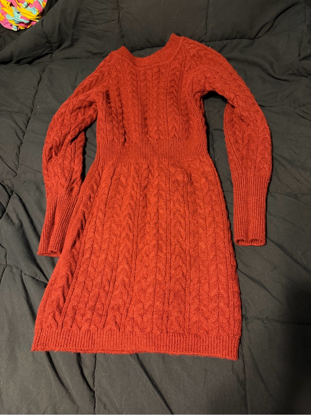 Maroon sweater dress size small